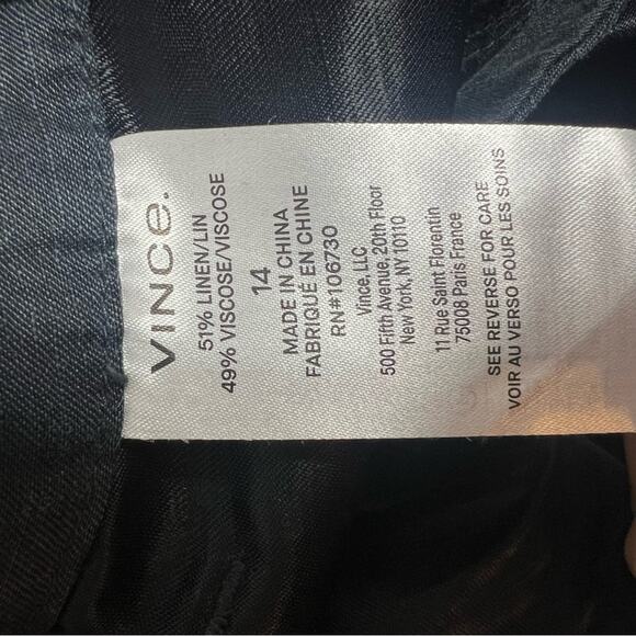 Vince Drop-Waist Wide-Leg Cargo Pant Sz 14 - Picture 5 of 9